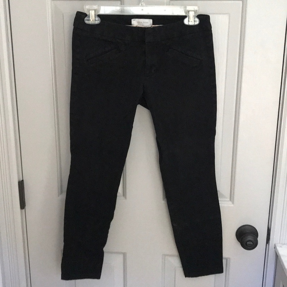 Gap black stretch capri dress pants